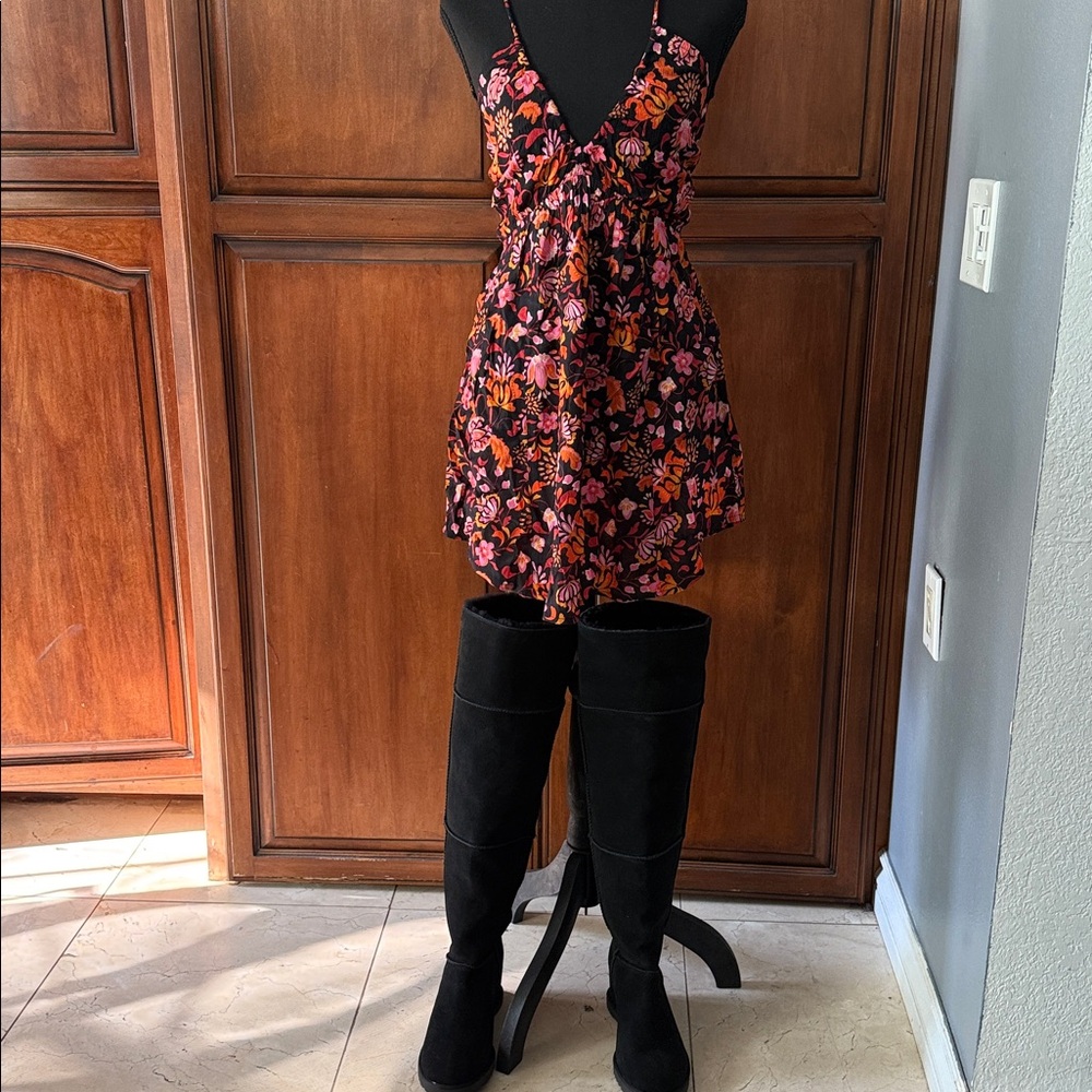 Free people Floral Strappy Dress